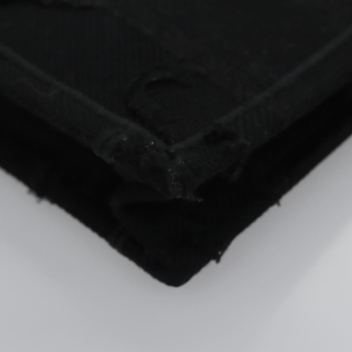 Christian Dior Book Tote mini Tote Bag Canvas Black Auth 102047AV