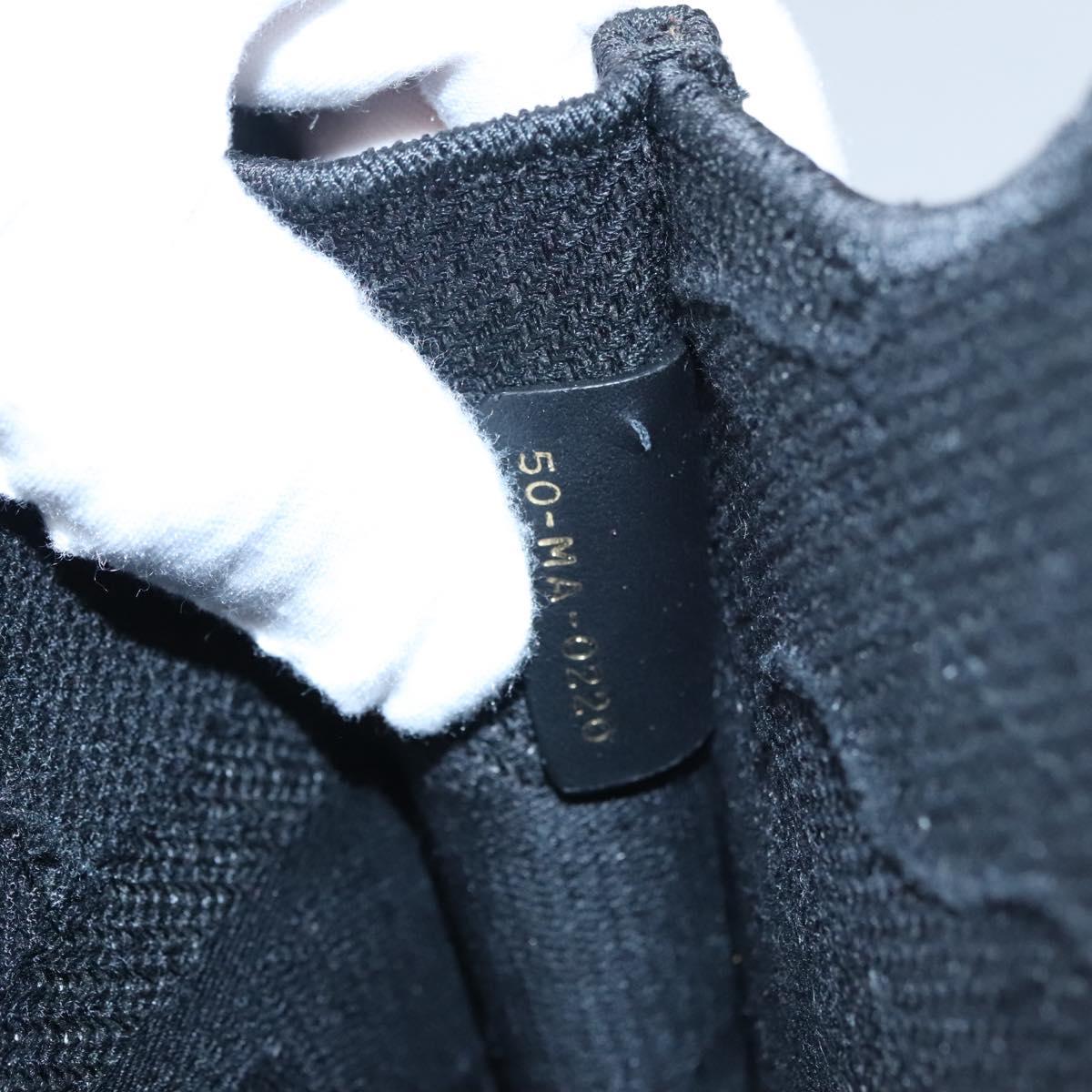 Christian Dior Book Tote mini Tote Bag Canvas Black Auth 102047AV