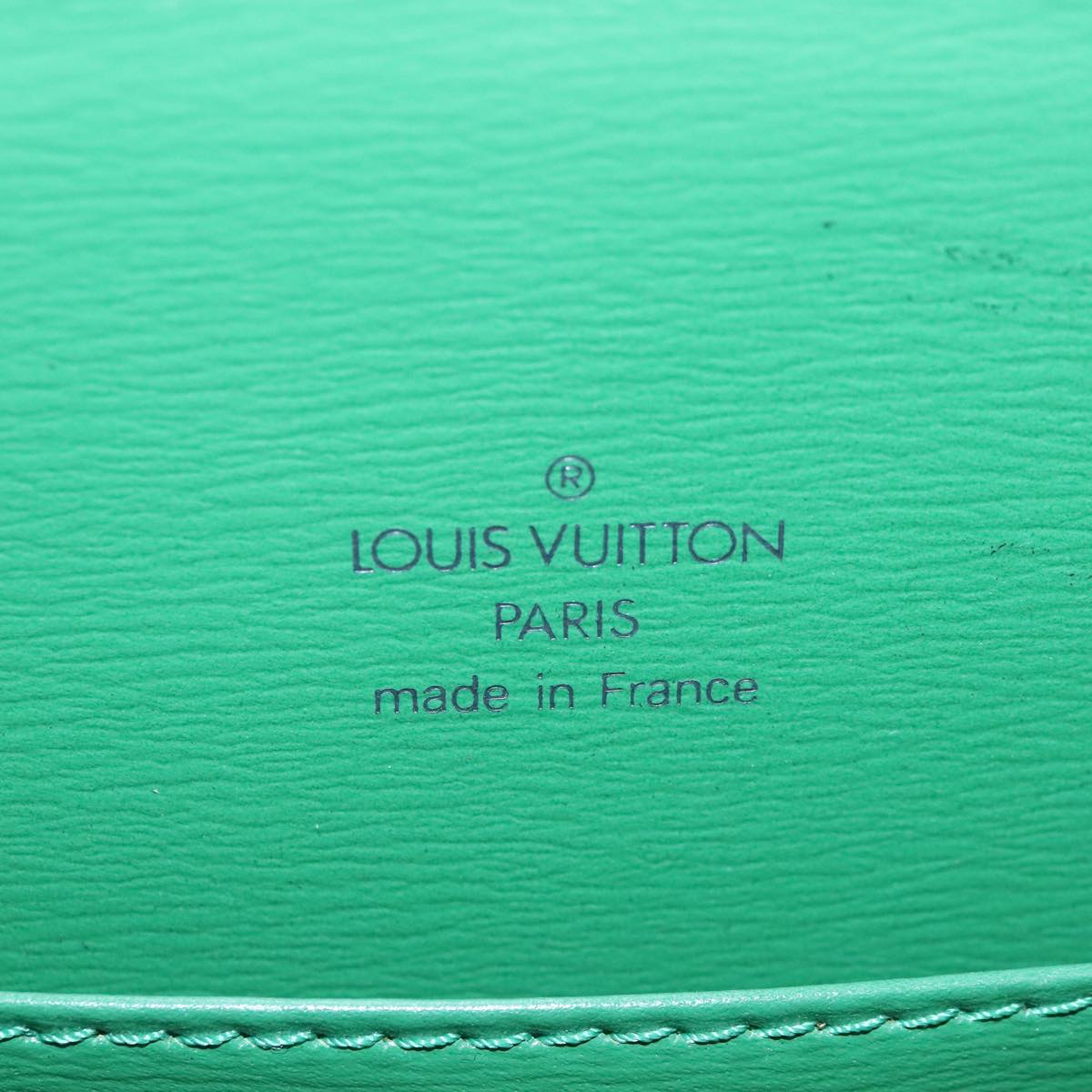 LOUIS VUITTON Epi Capuchin Shoulder Bag Green M52344 LV Auth 102505