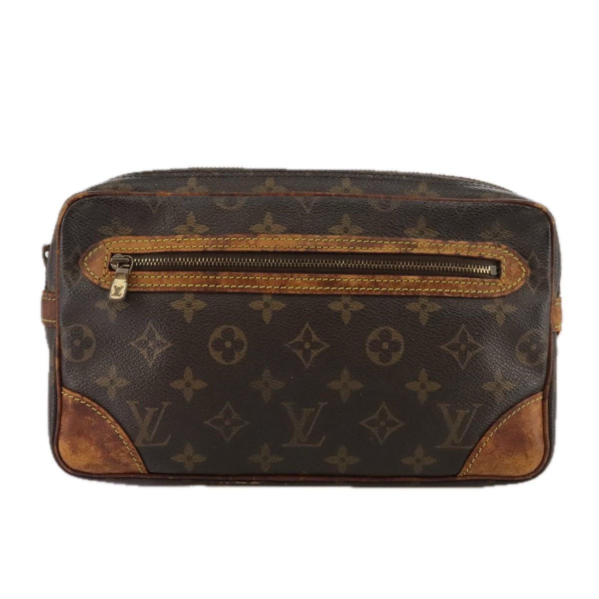 LOUIS VUITTON Monogram Marly Dragonne GM Clutch Bag M51825 LV Auth 102959