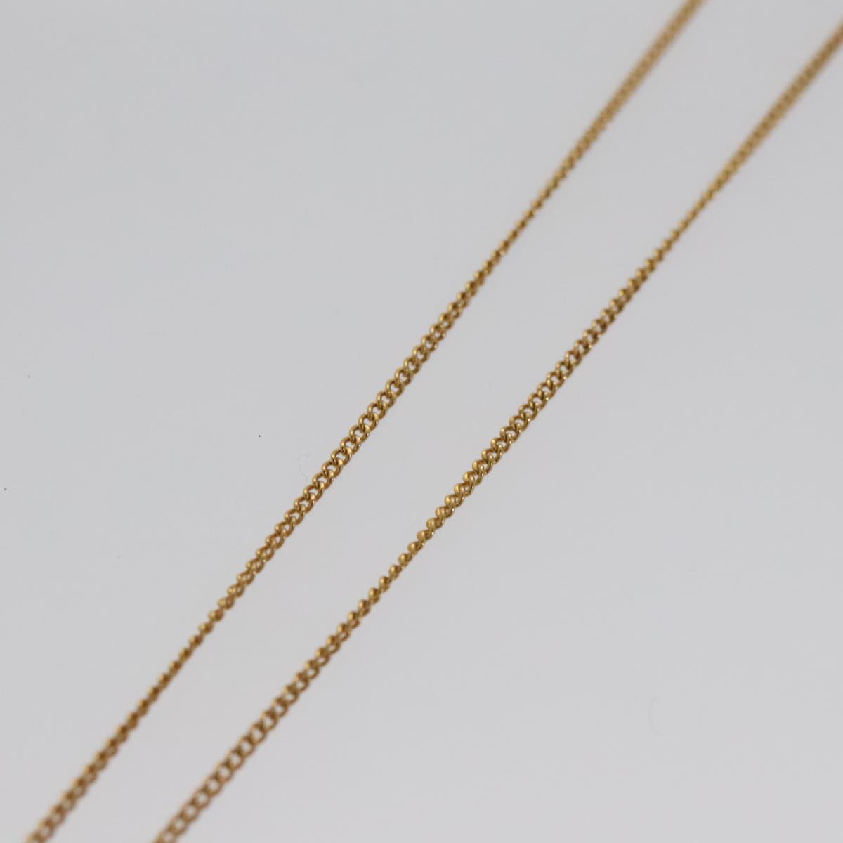 Christian Dior Necklace metal Gold Auth 103088