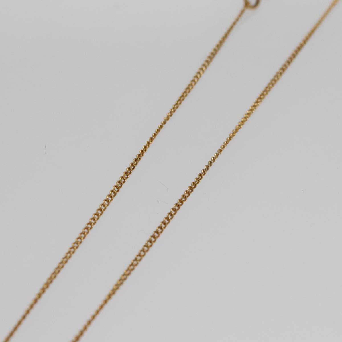 Christian Dior Necklace metal Gold Auth 103088