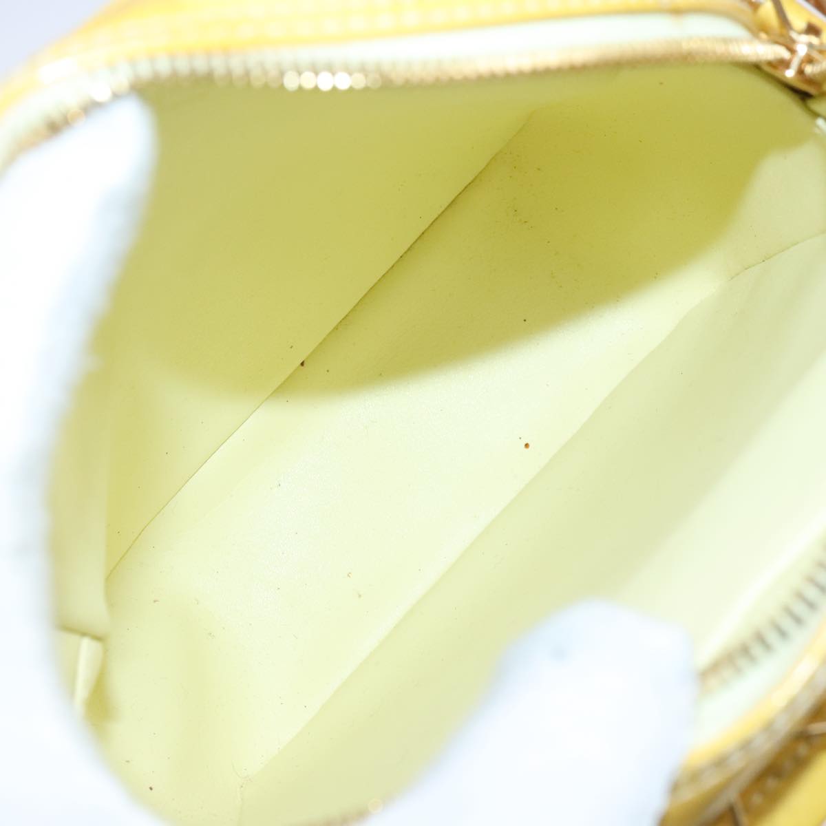 LOUIS VUITTON Monogram Vernis Wooster Shoulder Bag Yellow M91075 LV Auth 103247