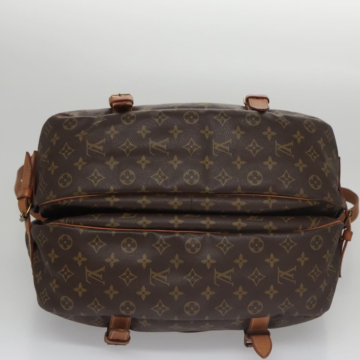 LOUIS VUITTON Monogram Saumur 43 Shoulder Bag M42252 LV Auth 103351