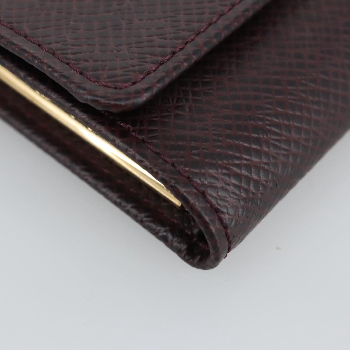 LOUIS VUITTON Taiga Multicles6 Key Case Acajou M30536 LV Auth 103362