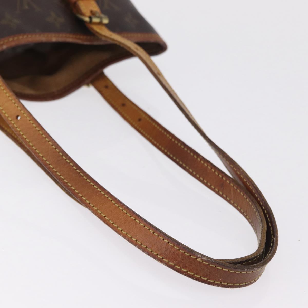 LOUIS VUITTON Monogram Bucket PM Shoulder Bag M42238 LV Auth 103423