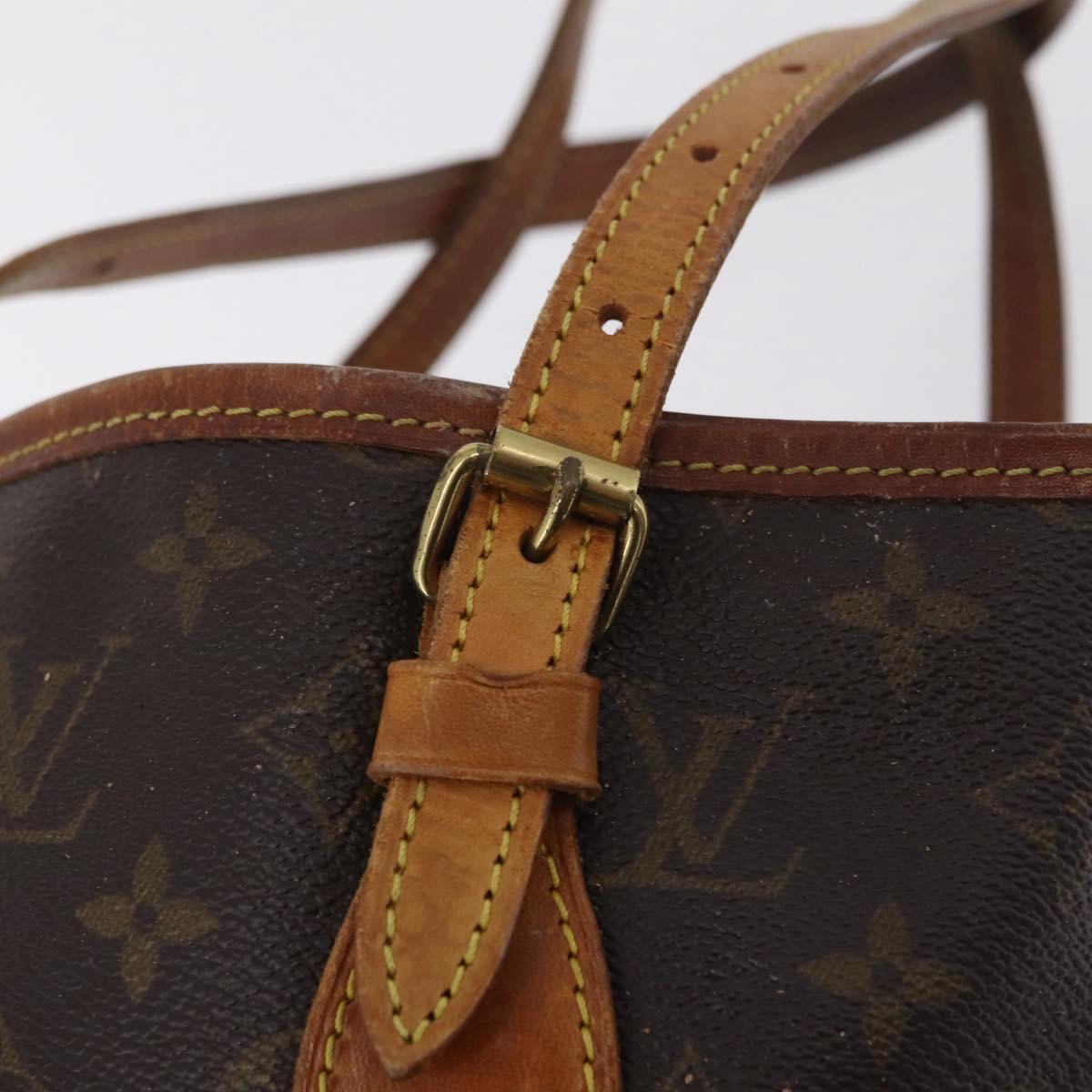 LOUIS VUITTON Monogram Bucket PM Shoulder Bag M42238 LV Auth 103423