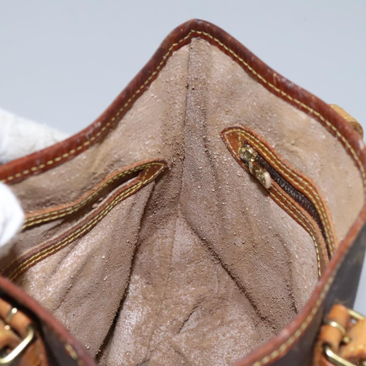 LOUIS VUITTON Monogram Bucket PM Shoulder Bag M42238 LV Auth 103423