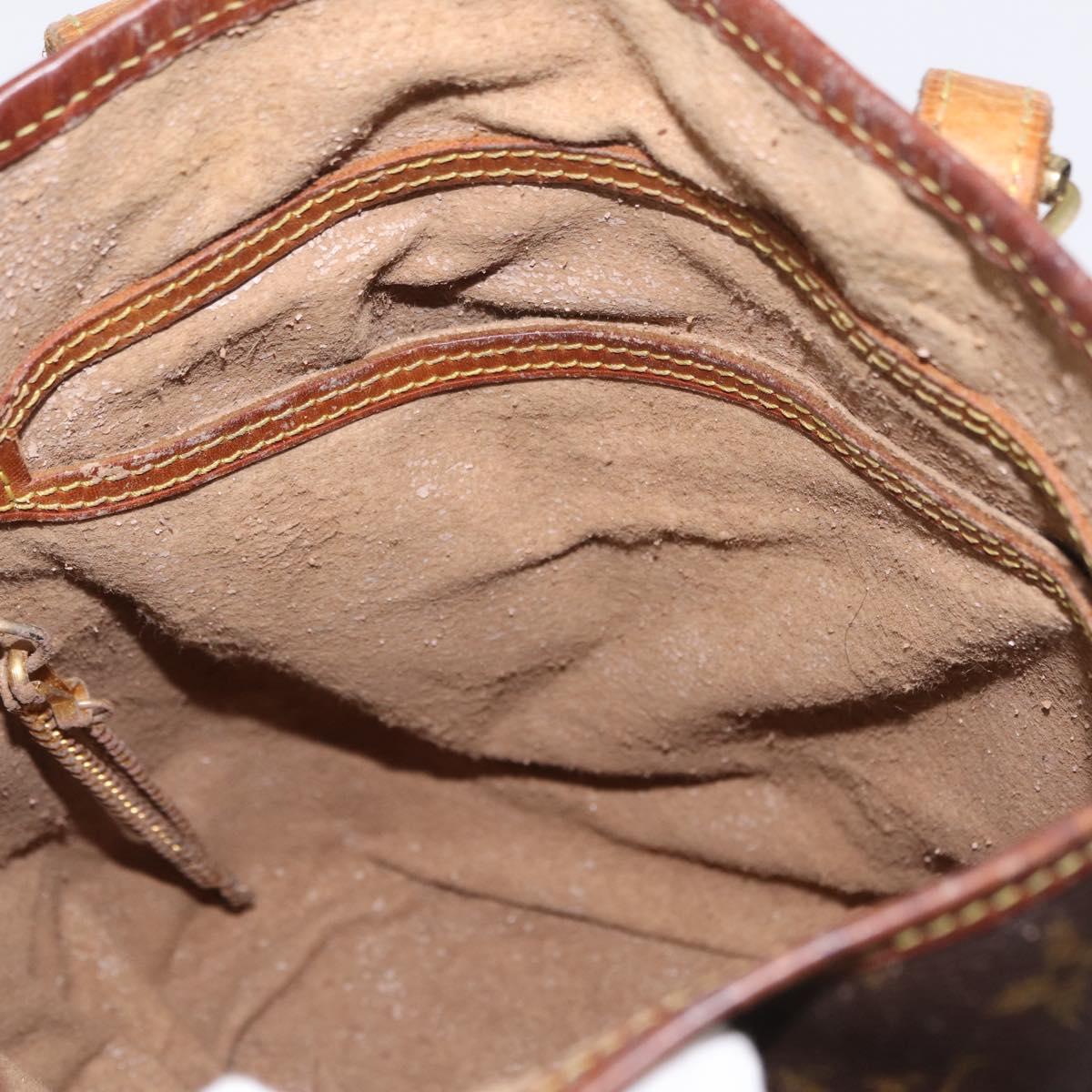 LOUIS VUITTON Monogram Bucket PM Shoulder Bag M42238 LV Auth 103423