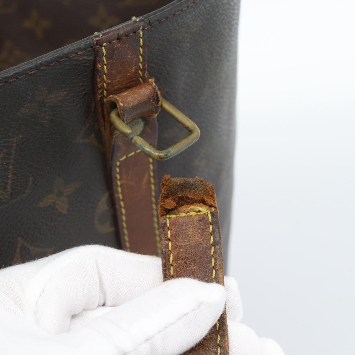 LOUIS VUITTON Monogram Sac Shopping Tote Bag M51108 LV Auth 103504