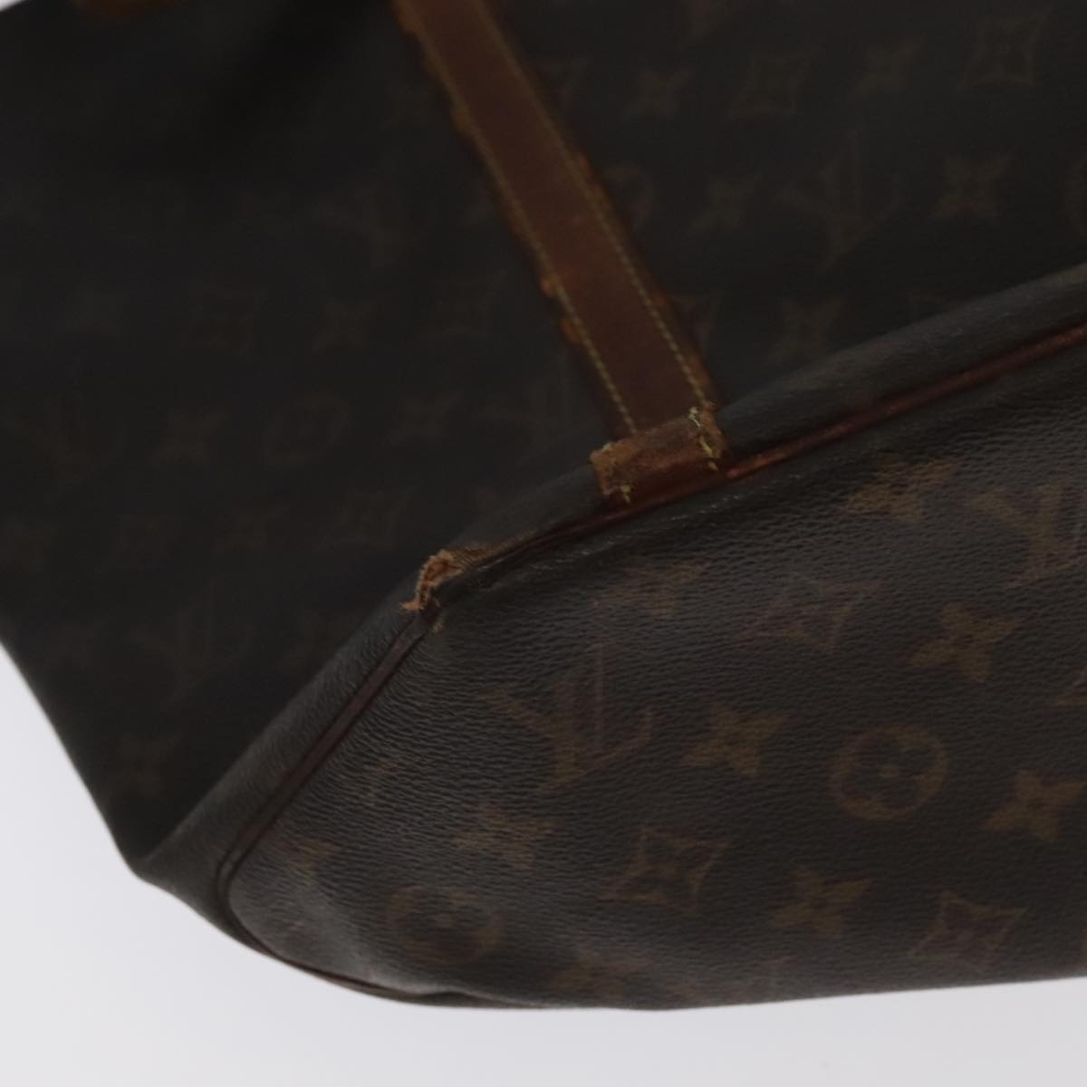 LOUIS VUITTON Monogram Sac Shopping Tote Bag M51108 LV Auth 103504