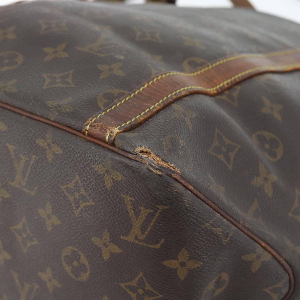 LOUIS VUITTON Monogram Sac Shopping Tote Bag M51108 LV Auth 103504