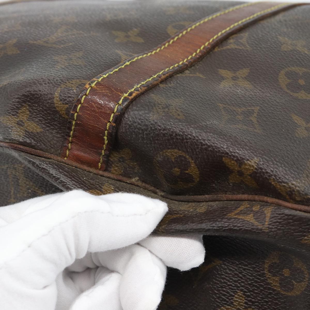 LOUIS VUITTON Monogram Sac Shopping Tote Bag M51108 LV Auth 103504