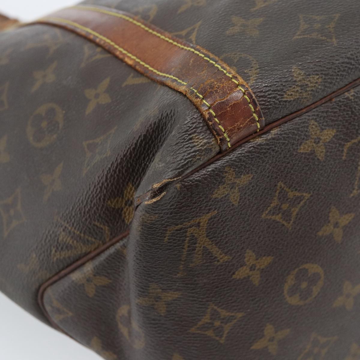 LOUIS VUITTON Monogram Sac Shopping Tote Bag M51108 LV Auth 103504