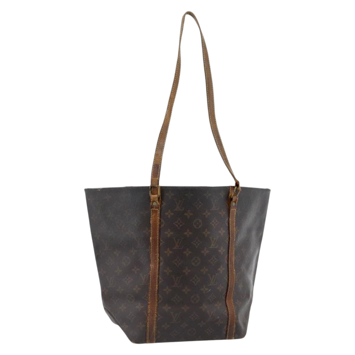 LOUIS VUITTON Monogram Sac Shopping Tote Bag M51108 LV Auth 103504