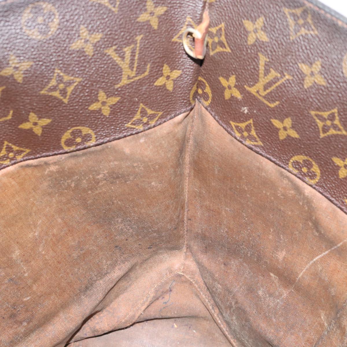 LOUIS VUITTON Monogram Sac Shopping Tote Bag M51108 LV Auth 103504