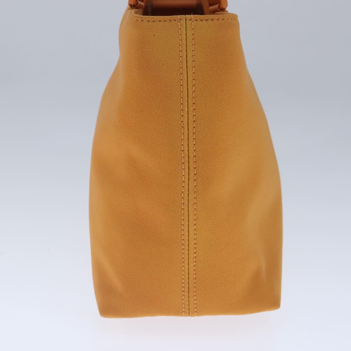 Salvatore Ferragamo Hand Bag Canvas Orange Auth 103650