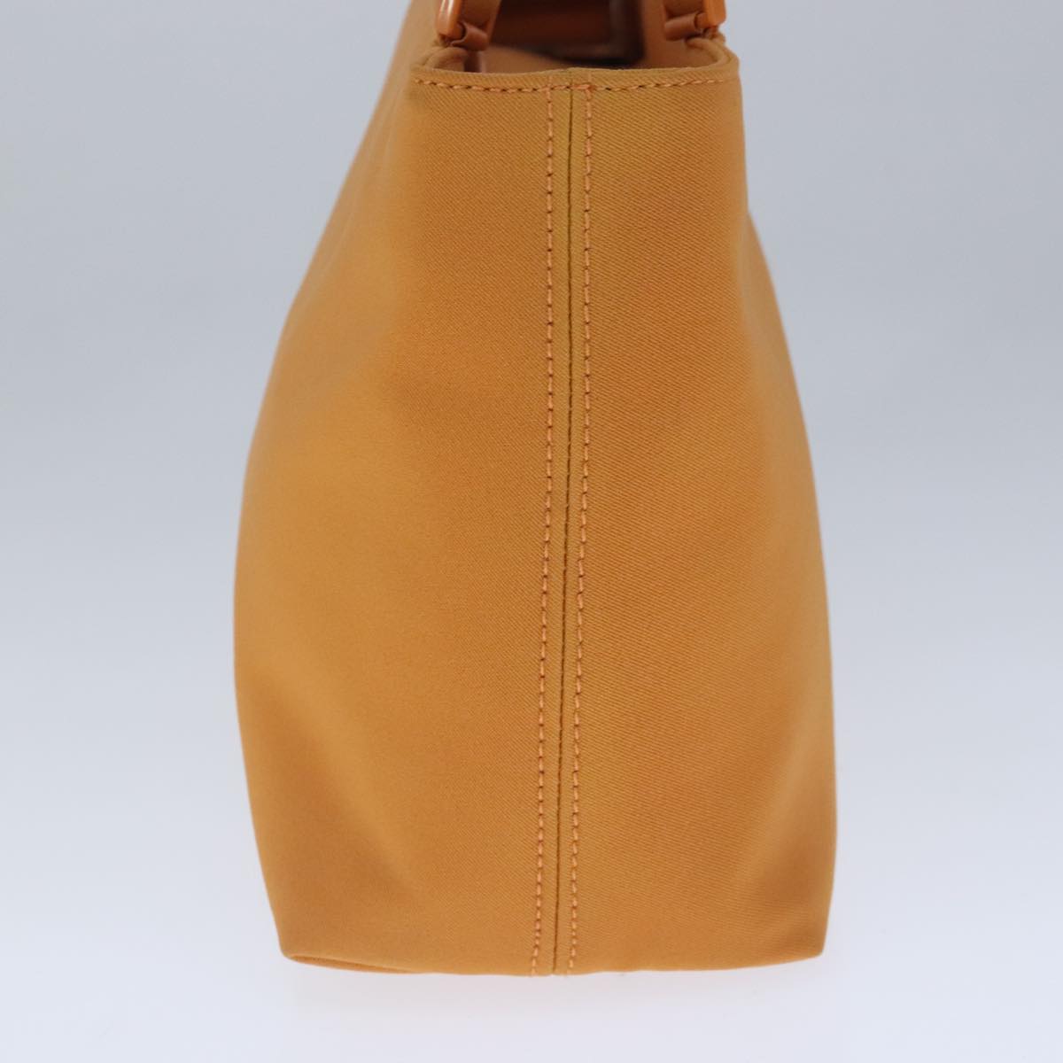 Salvatore Ferragamo Hand Bag Canvas Orange Auth 103650