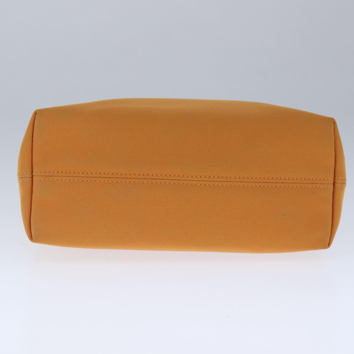 Salvatore Ferragamo Hand Bag Canvas Orange Auth 103650