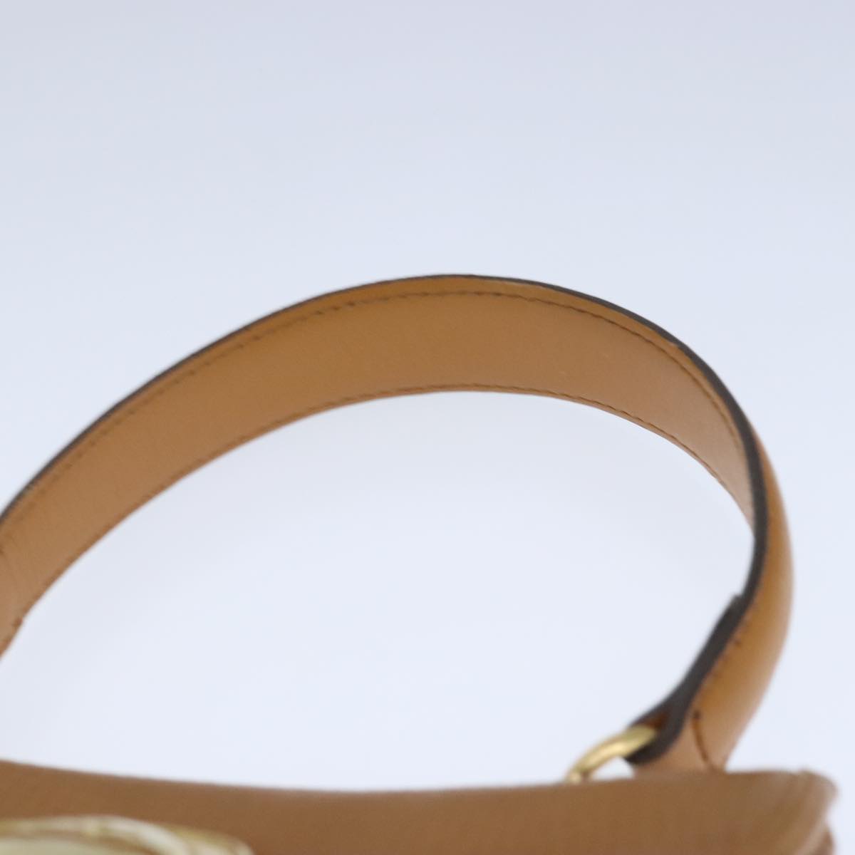 Christian Dior Hand Bag Leather 2way Brown Auth 103766