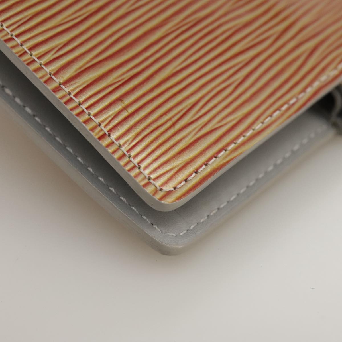 LOUIS VUITTON Cyber Epi Agenda PM Day Planner Cover Orange M99081 LV Auth 103812