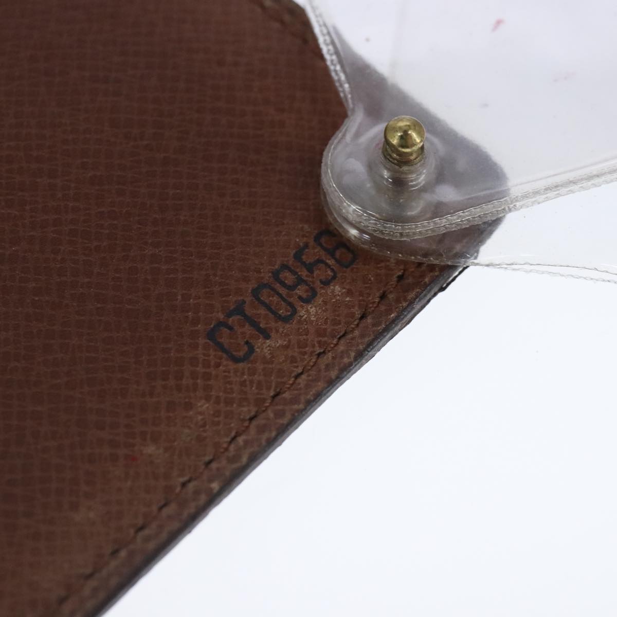 LOUIS VUITTON Monogram Porte Cartes Credit Pression Case M60937 LV Auth 103814