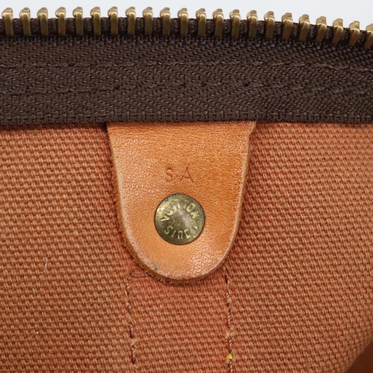 LOUIS VUITTON Monogram Keepall 60 Boston Bag M41422 LV Auth 103852