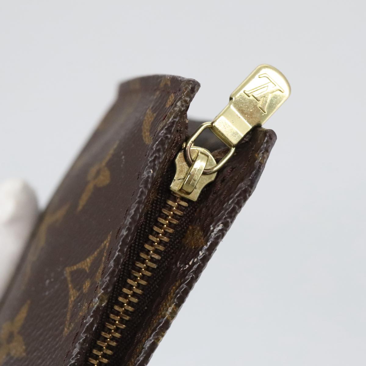 LOUIS VUITTON Monogram Bucket PM Accessory Pouch LV Auth 103903