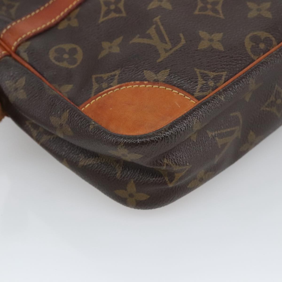LOUIS VUITTON Monogram Compiegne 28 Clutch Bag M51845 LV Auth 103918