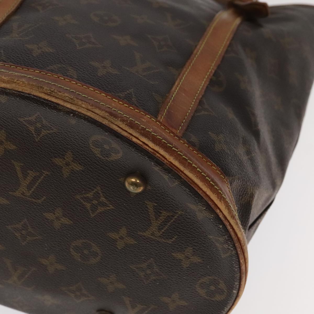 LOUIS VUITTON Monogram Bucket GM Shoulder Bag M42236 LV Auth 103978