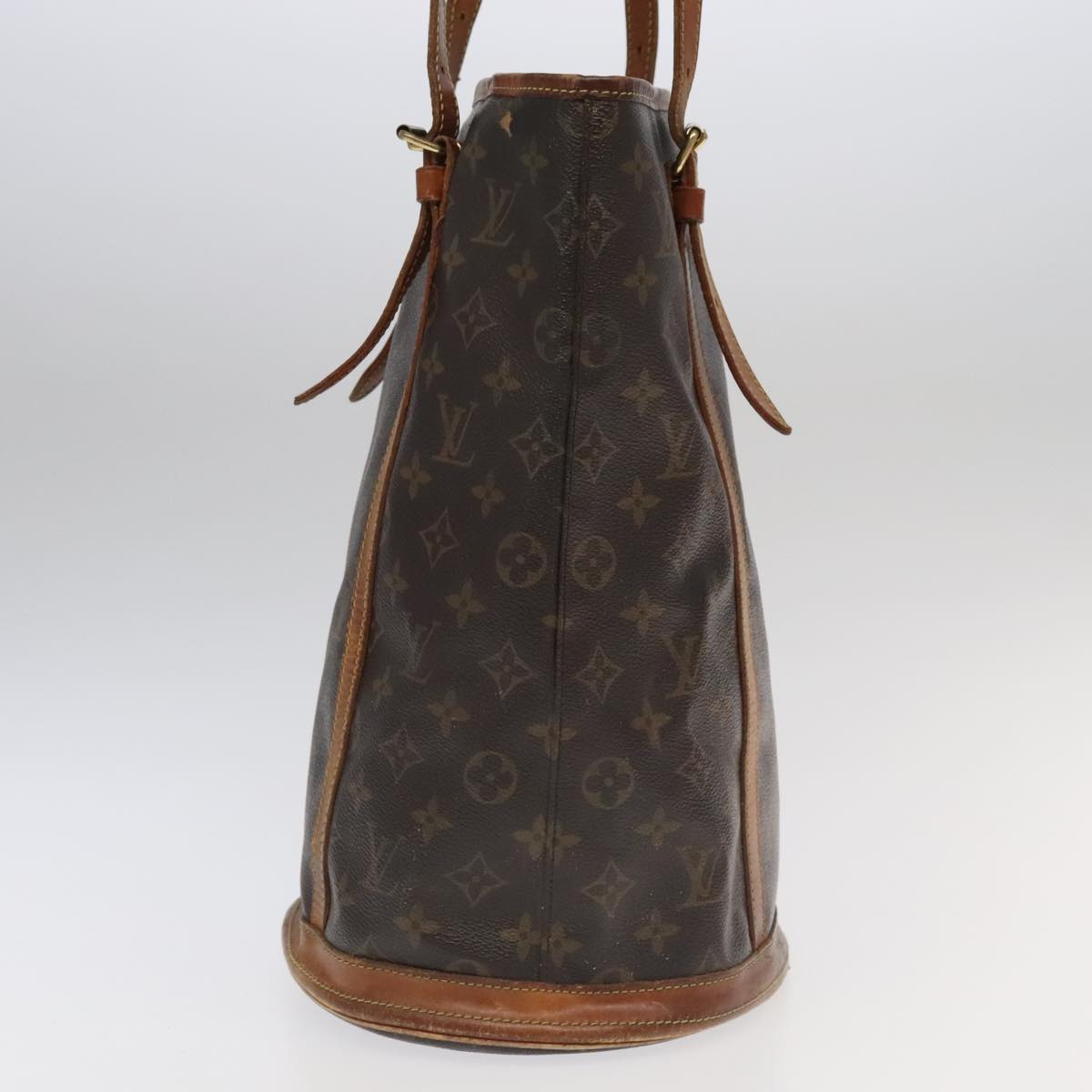LOUIS VUITTON Monogram Bucket GM Shoulder Bag M42236 LV Auth 103978