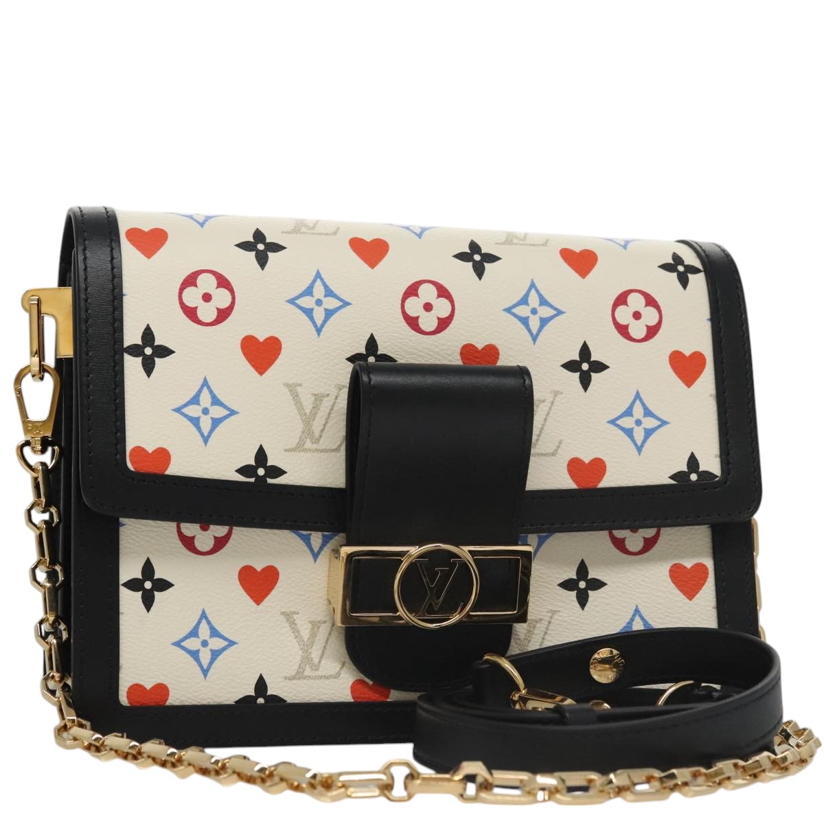 LOUIS VUITTON Game On 2021 Cruise Collection Dauphine MM M57463 Auth 104004SM