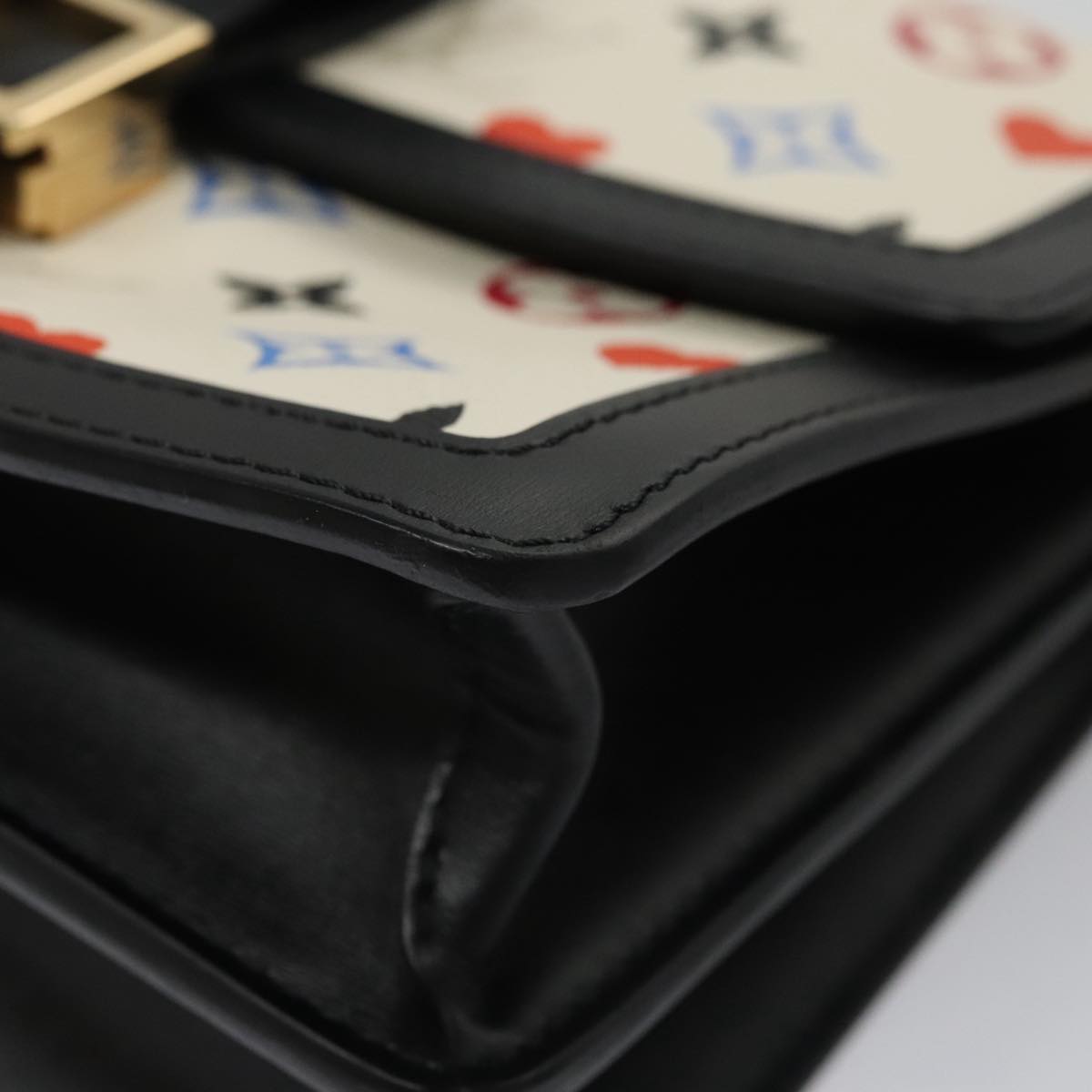 LOUIS VUITTON Game On 2021 Cruise Collection Dauphine MM M57463 Auth 104004SM