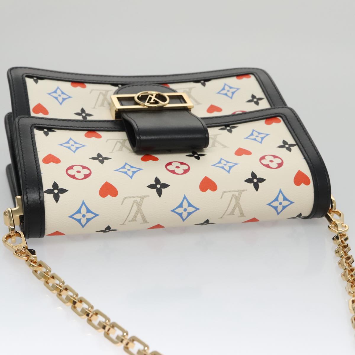 LOUIS VUITTON Game On 2021 Cruise Collection Dauphine MM M57463 Auth 104004SM