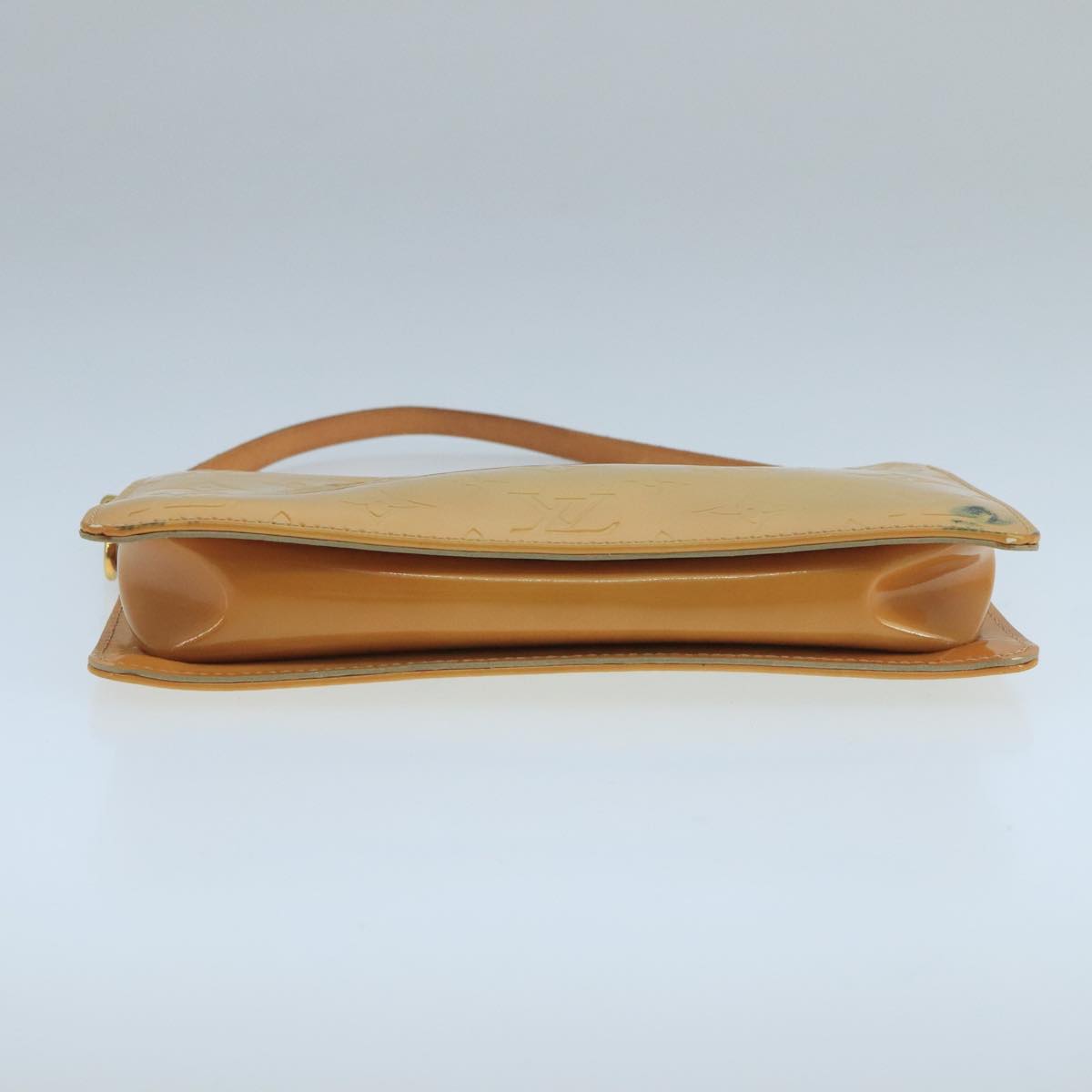 LOUIS VUITTON Monogram Vernis Lexington Accessory Pouch Beige M91010 Auth 104125