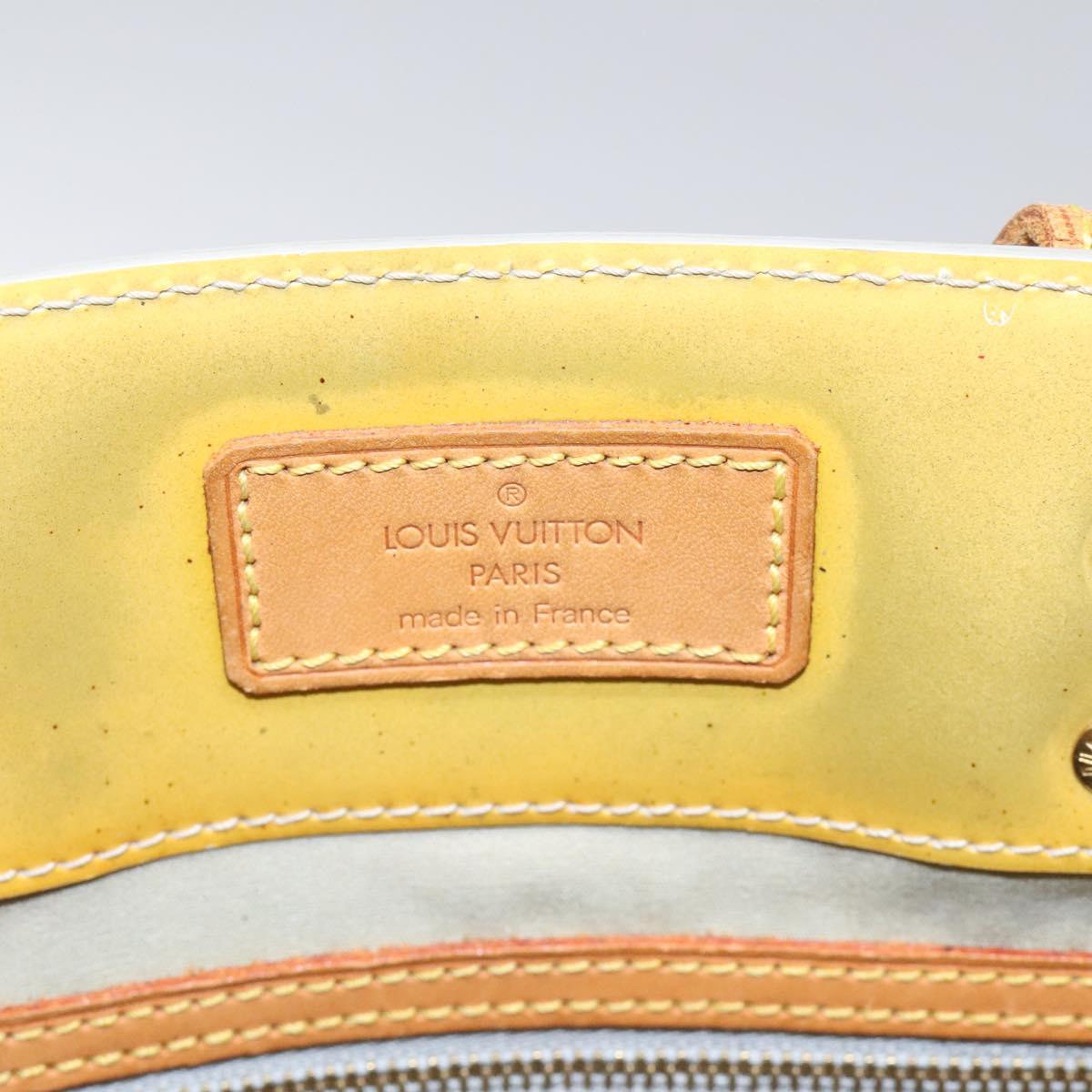 LOUIS VUITTON Monogram Vernis Reade MM Hand Bag Gris M91142 LV Auth 104154