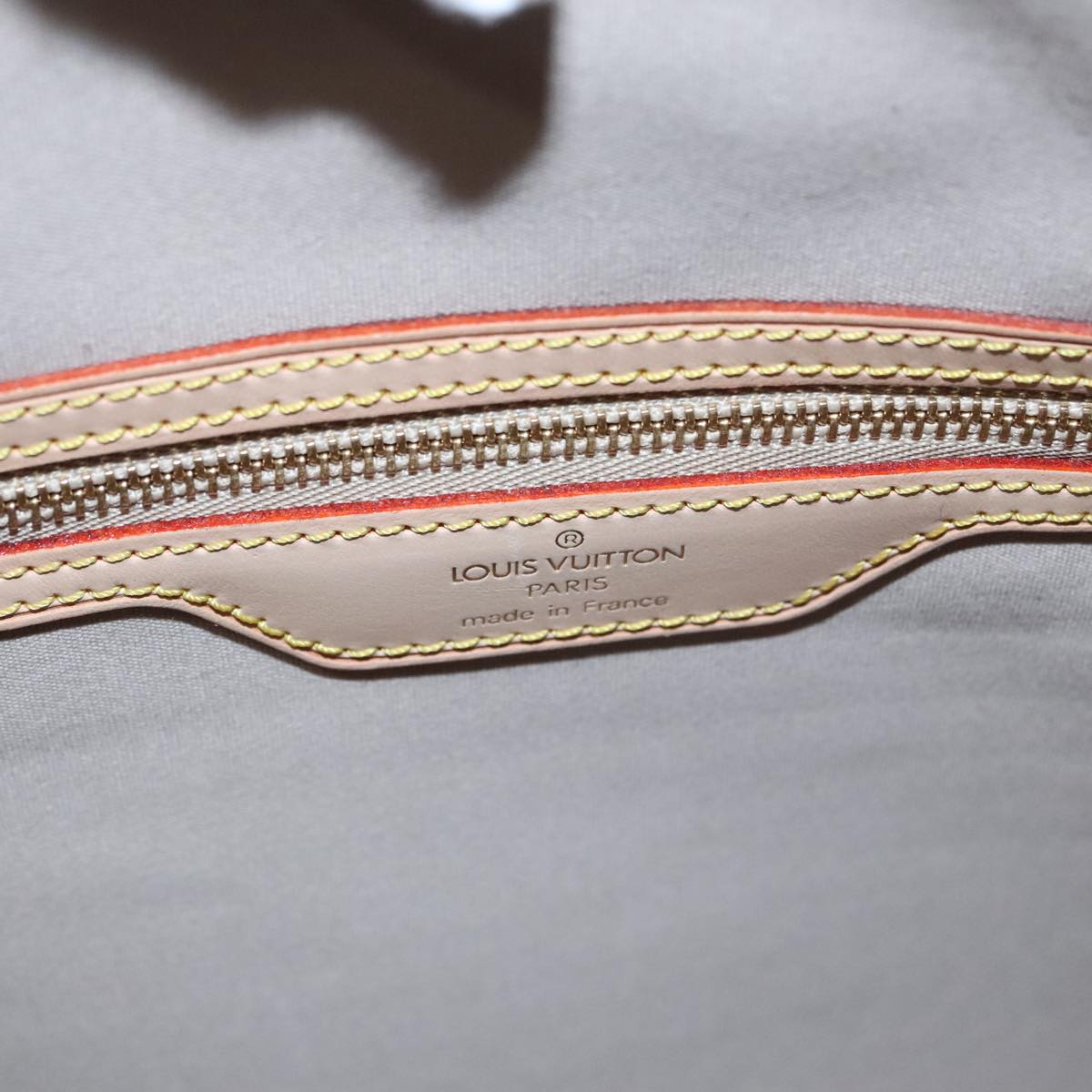 LOUIS VUITTON Monogram Miroir Keepall 55 Boston Bag Gold LV Auth 104239S