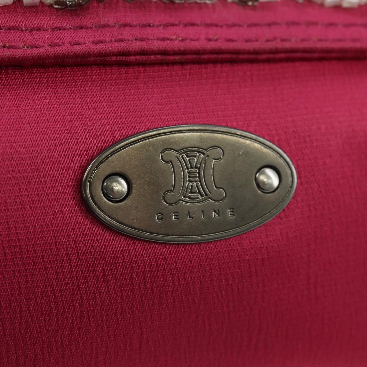 CELINE Shoulder Bag Nylon Purple Auth 104285V