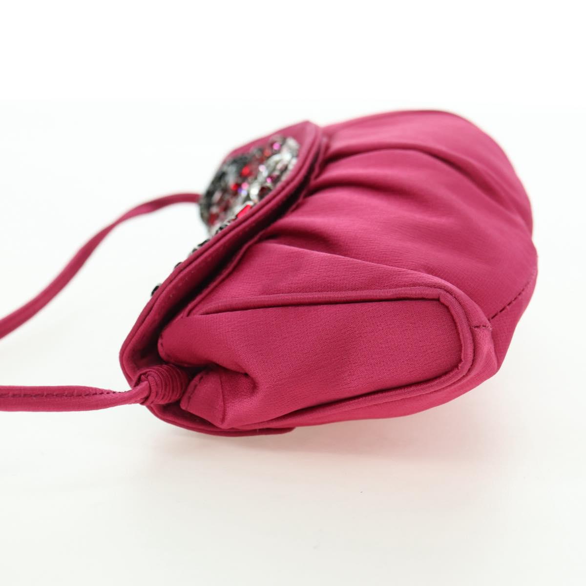 CELINE Shoulder Bag Nylon Purple Auth 104285V