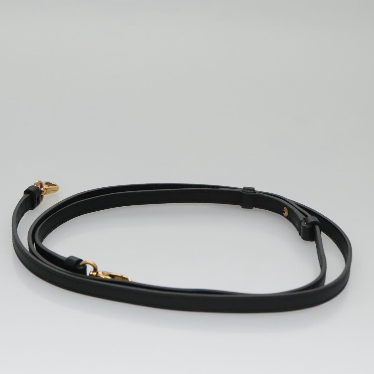 Salvatore Ferragamo Gancini Bag Canvas Leather 2way White Black Auth 104438AV