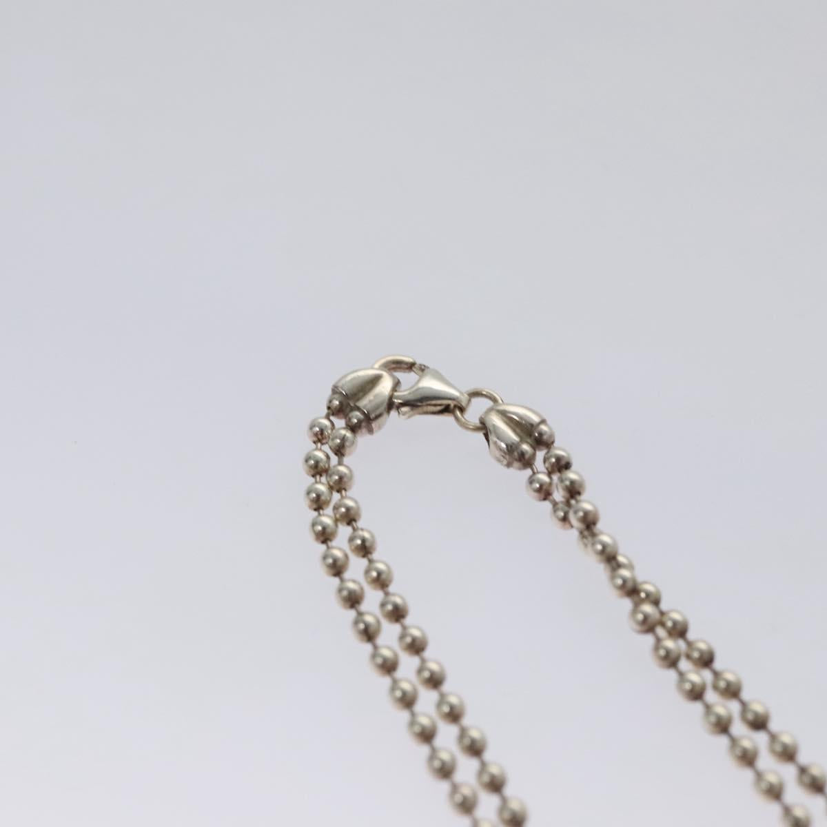 GUCCI Necklace metal Silver tone Auth 104454