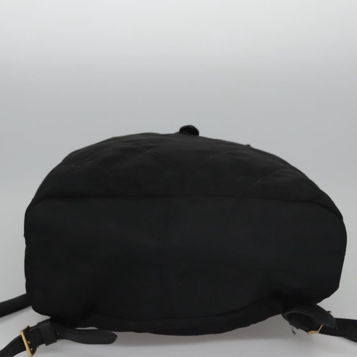 PRADA Backpack Nylon Black Auth 104486