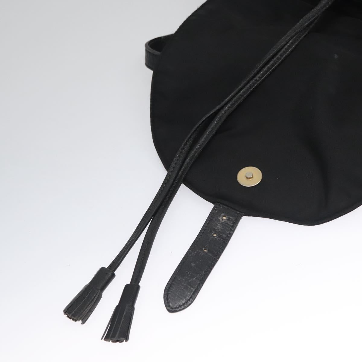 PRADA Backpack Nylon Black Auth 104486
