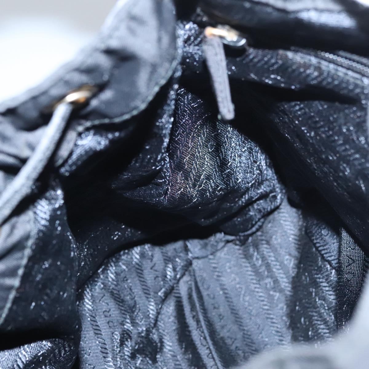 PRADA Backpack Nylon Black Auth 104486