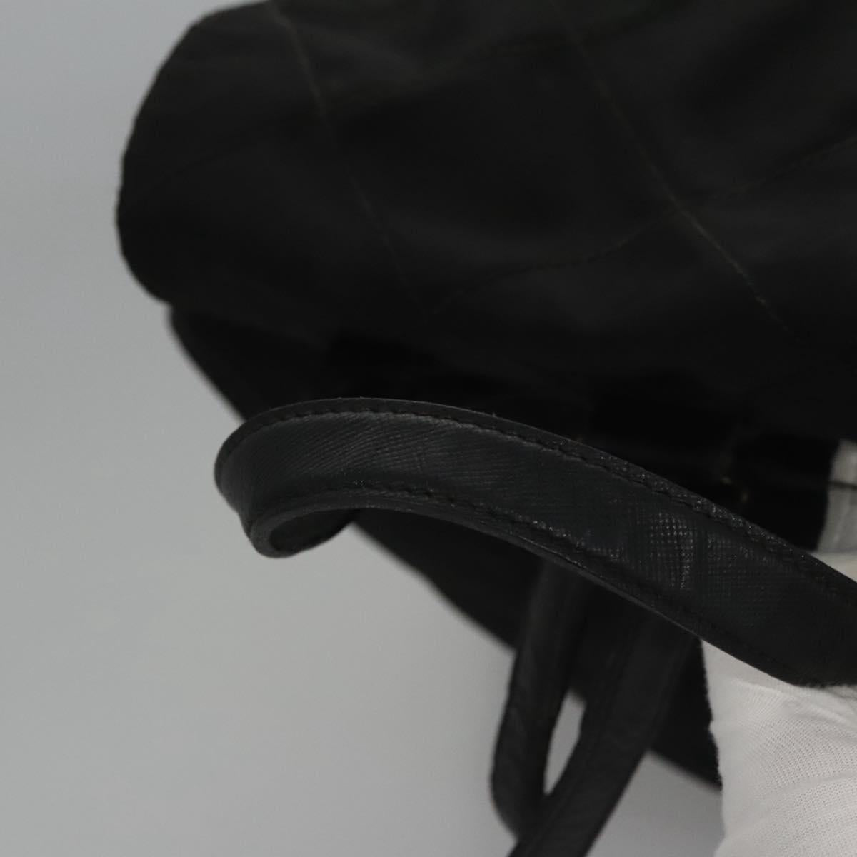 PRADA Backpack Nylon Black Auth 104486