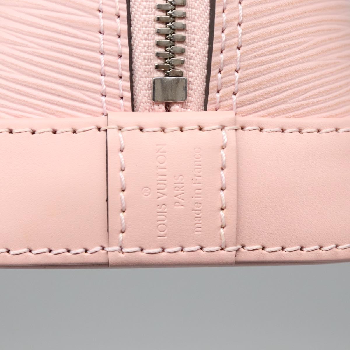 LOUIS VUITTON Epi Alma BB Hand Bag 2way Pink Rose Valerine M51961 Auth 104499S