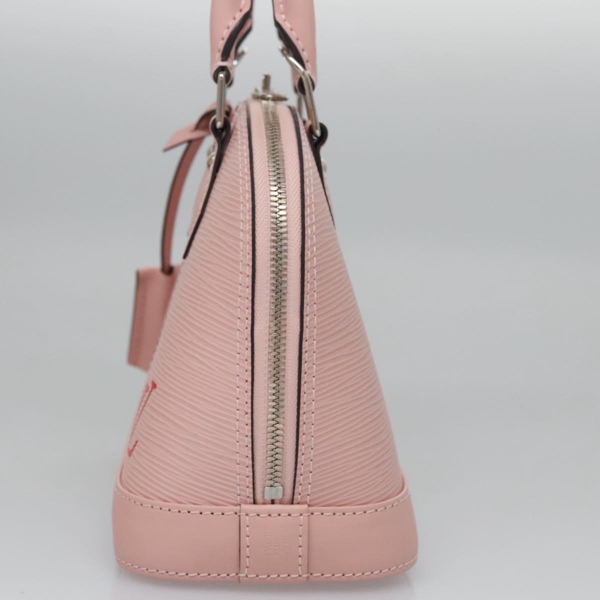 LOUIS VUITTON Epi Alma BB Hand Bag 2way Pink Rose Valerine M51961 Auth 104499S