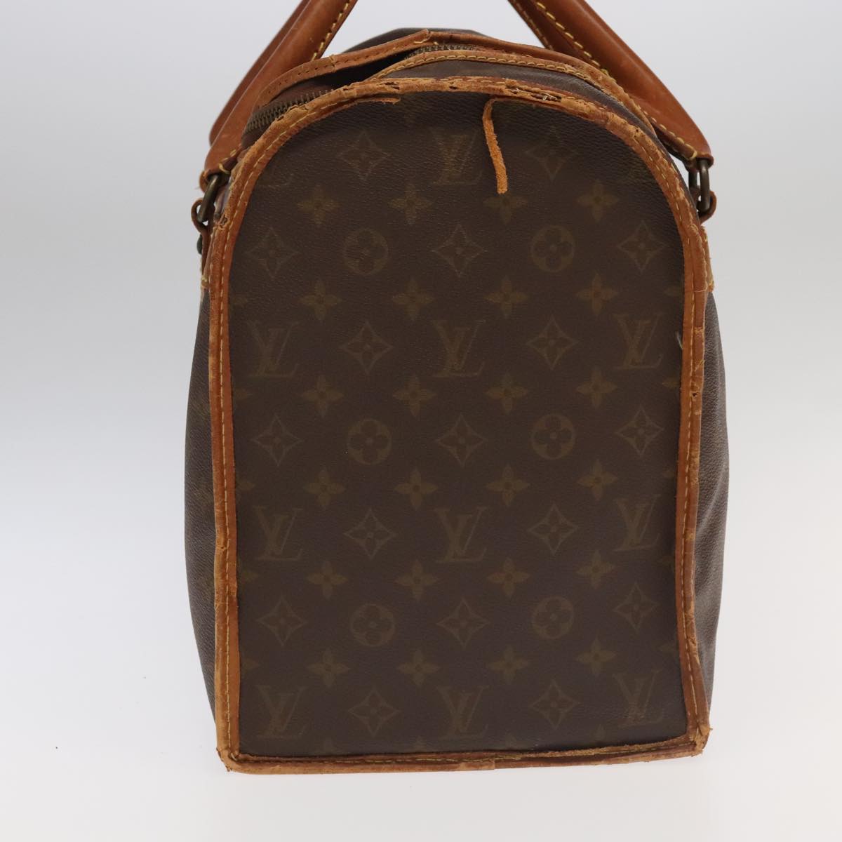 LOUIS VUITTON Monogram Sac Shan 40 Pet Carry Vintage M42024 LV Auth 104562