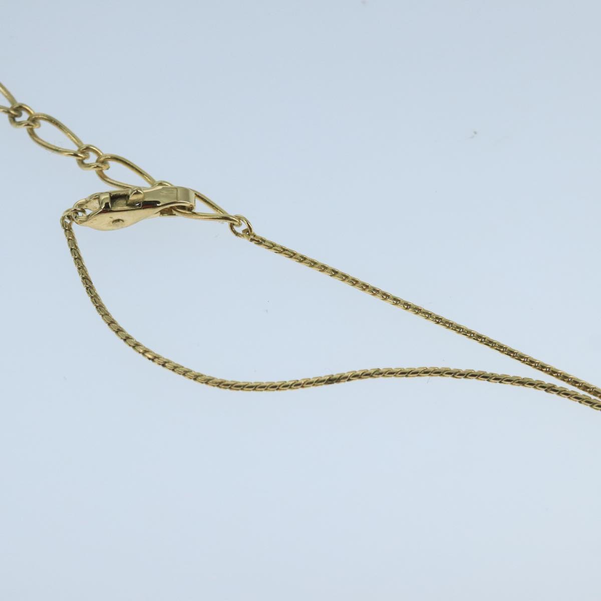 SAINT LAURENT Necklace metal Gold Auth 104576