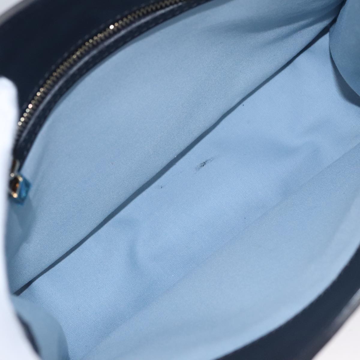 LOUIS VUITTON Monogram Mini Sac Catherine Hand Bag Blue M92325 LV Auth 104746AV